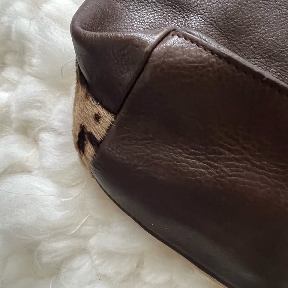 Garnett Hill Animal Print Leather Bag - Sold out - Picture 2 of 11